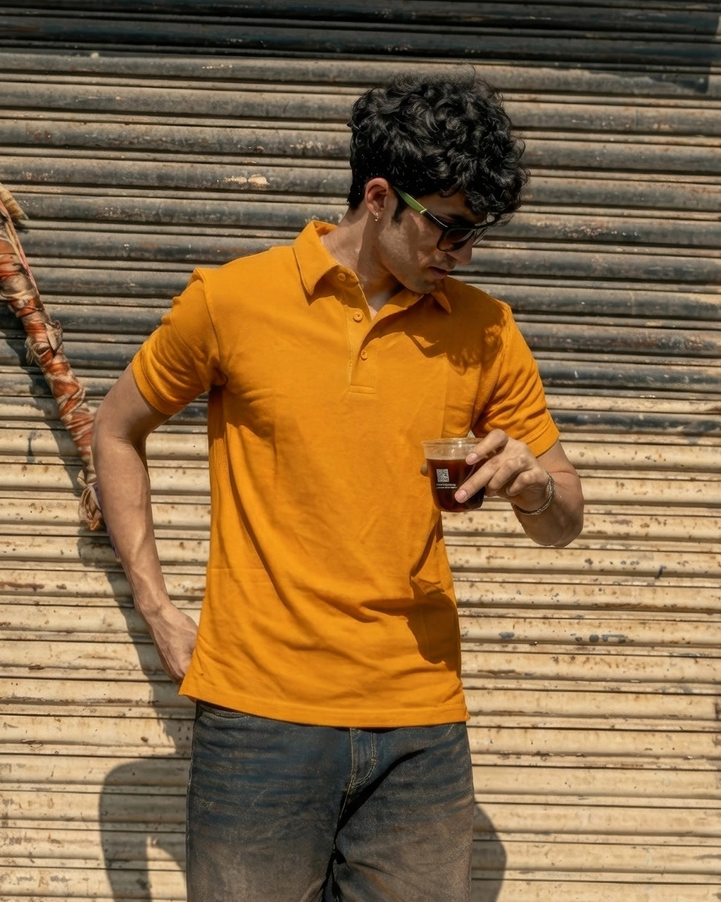 Bombased Zaveri Bazaar polo neck t shirt