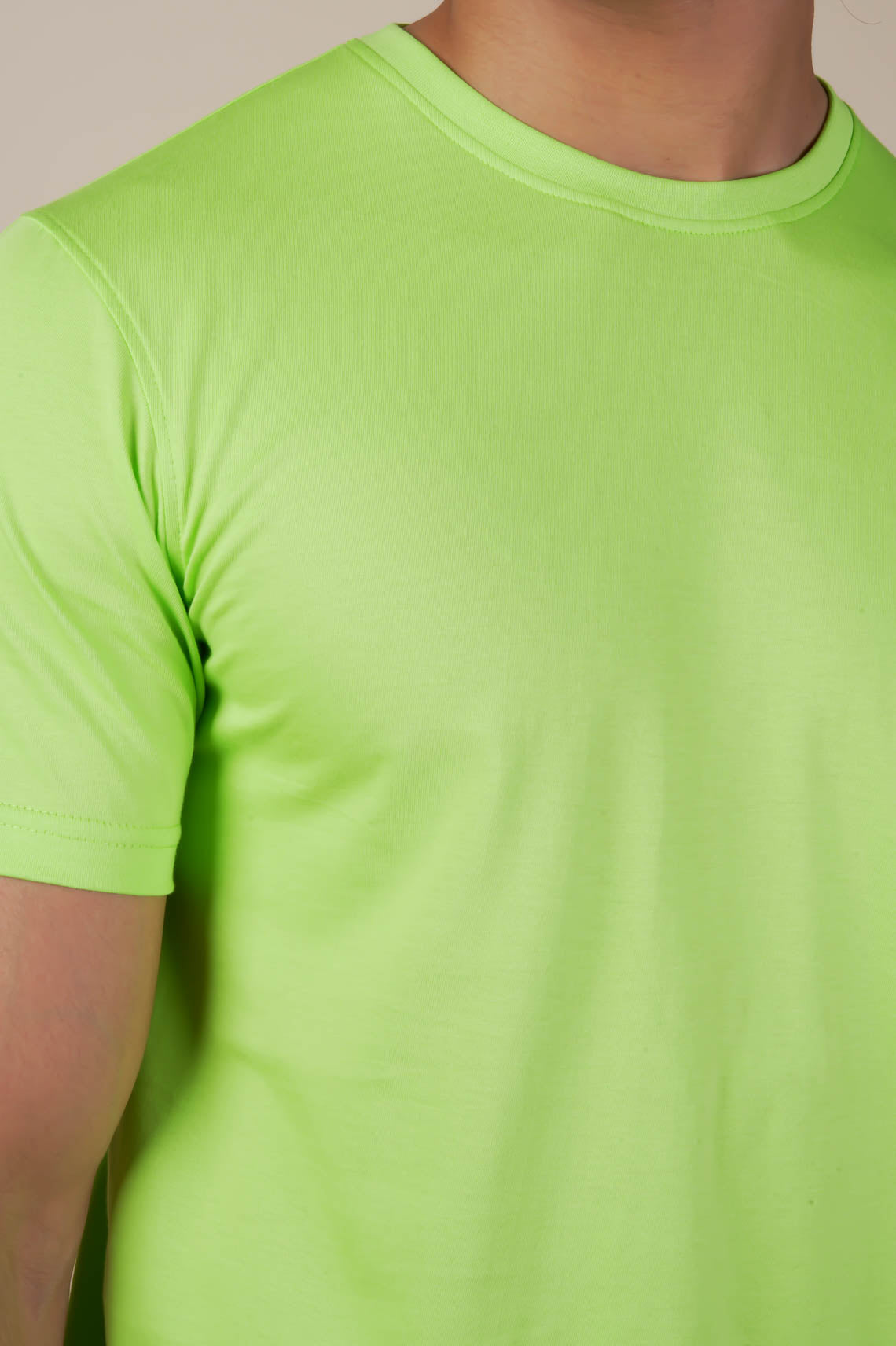 Unisex Green Cotton T Shirt