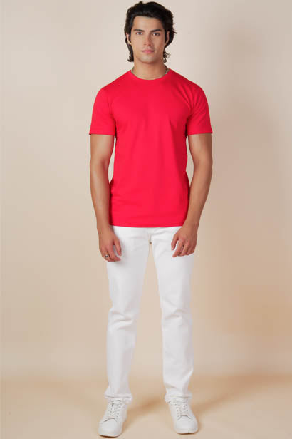 Unisex Crew Neck Cotton Tee