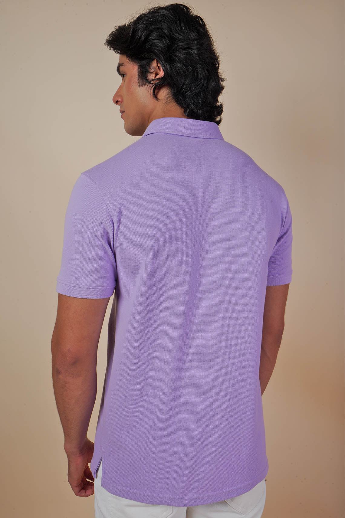 Bright Light Purple Polo Tee For Men And Women