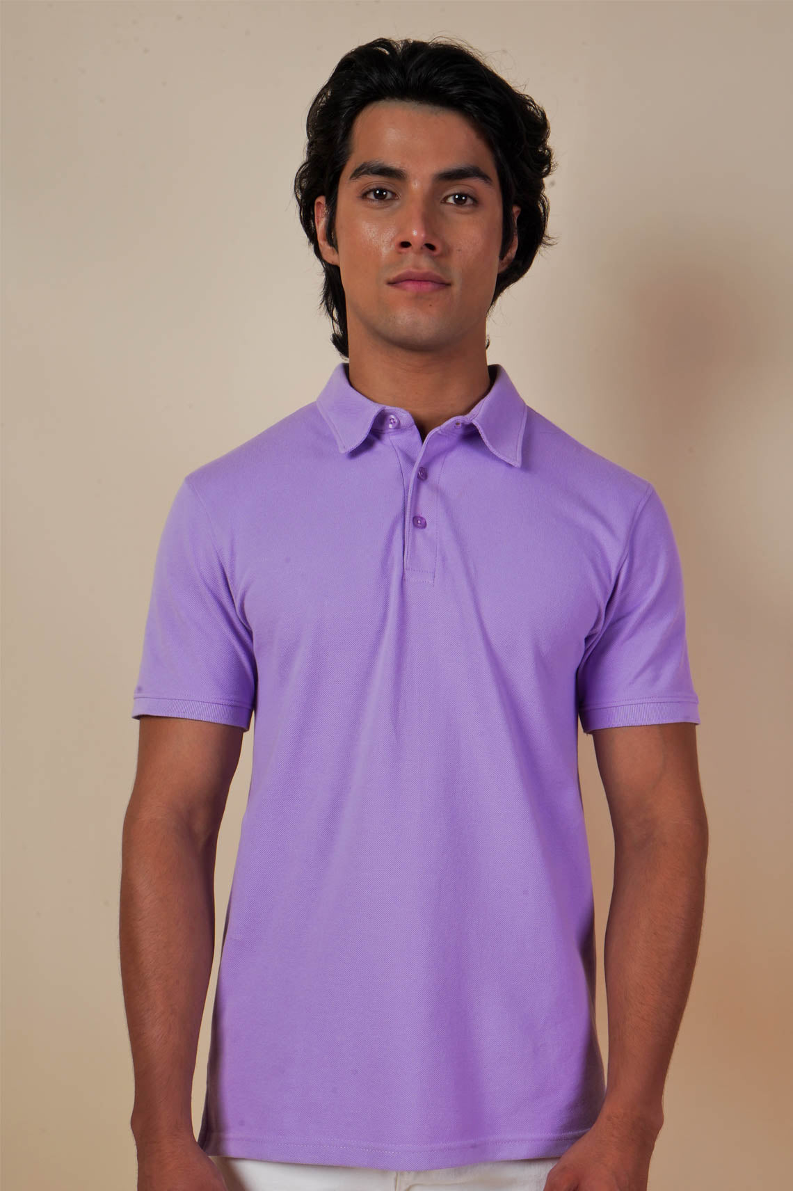 Polo Neck Lavender Tees