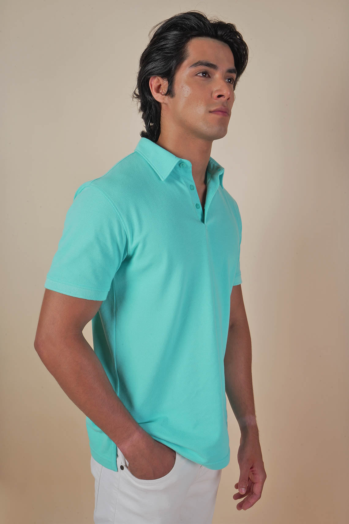 Men’S Blue Polo Tee