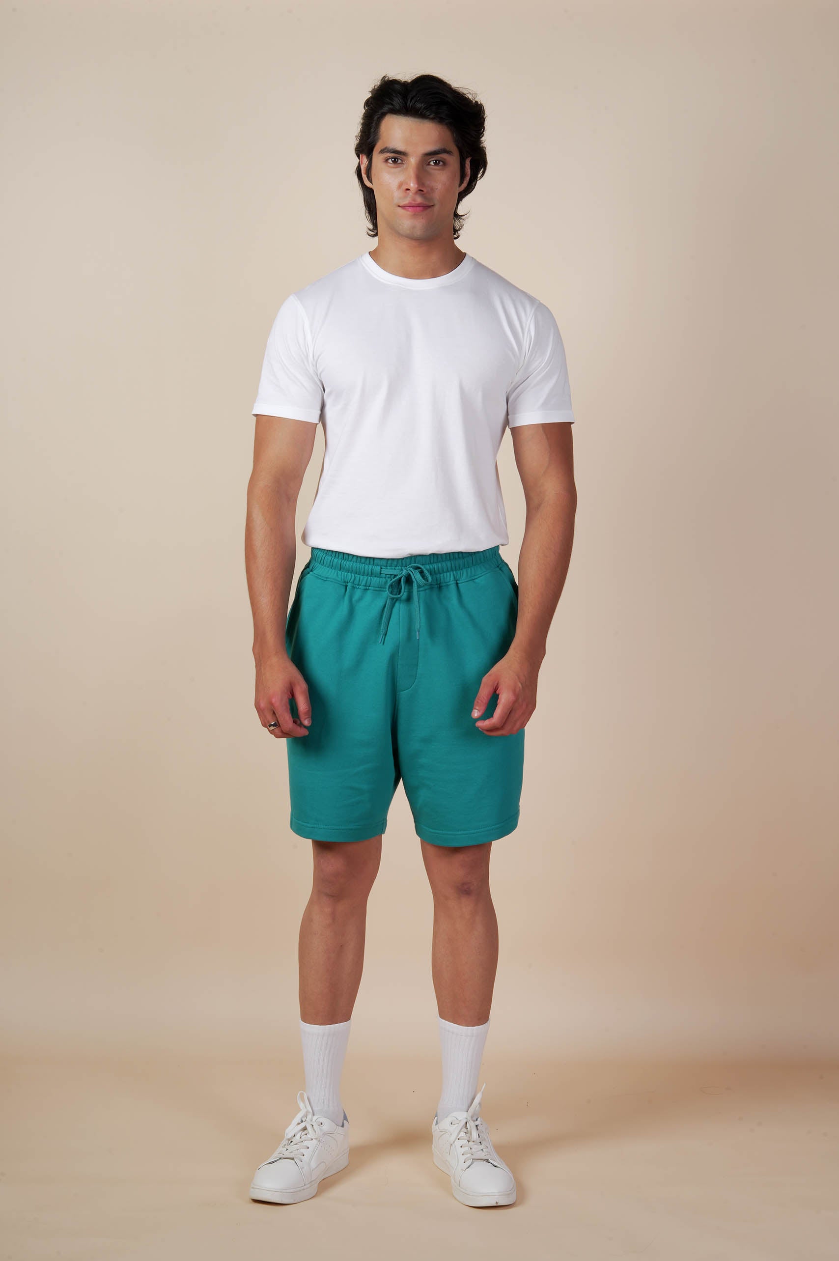 Plain Green Shorts