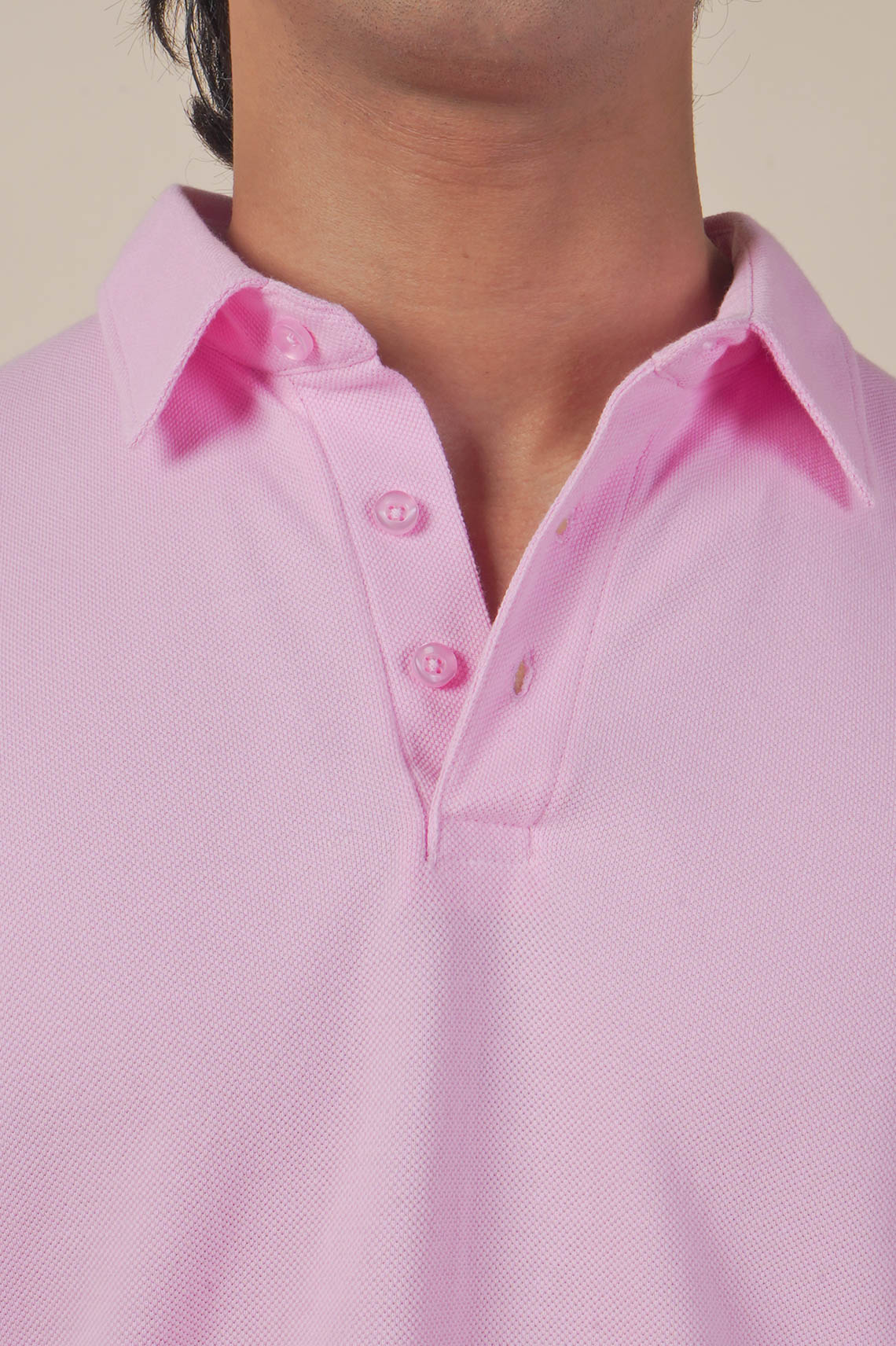 Basic Green Polo Neck T Shirt