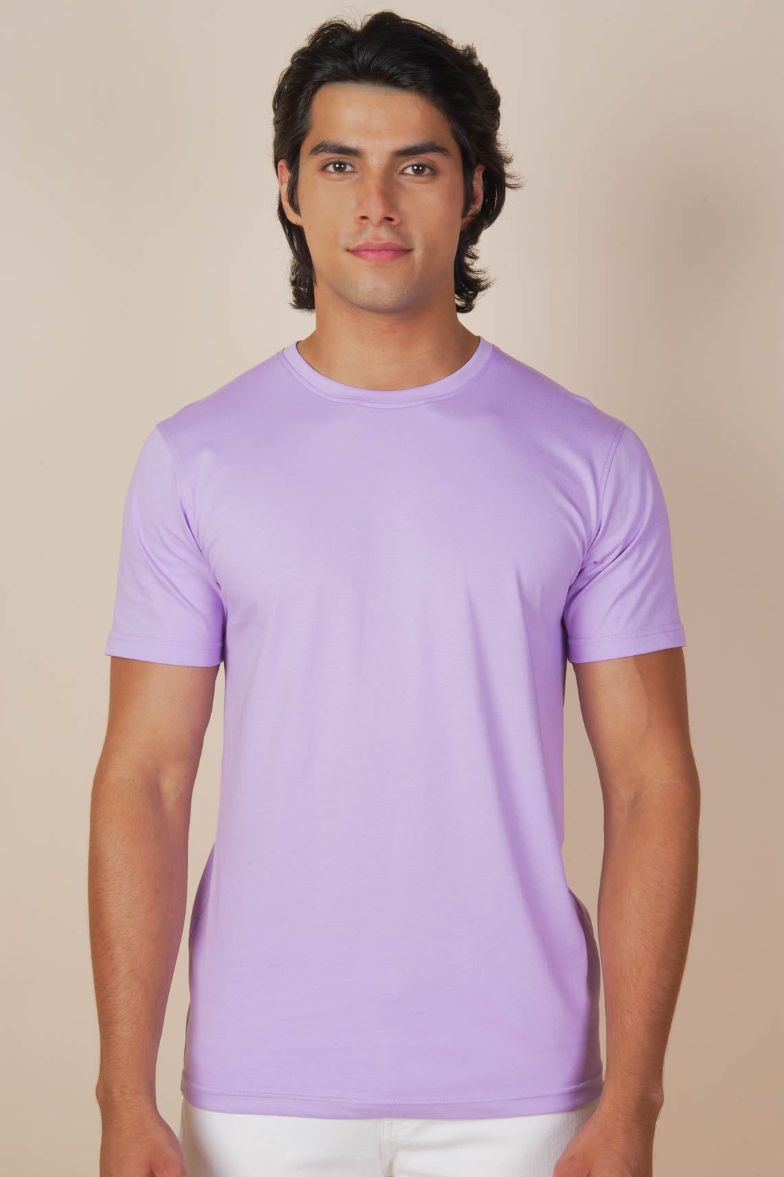 Round Neck Lavender Tees