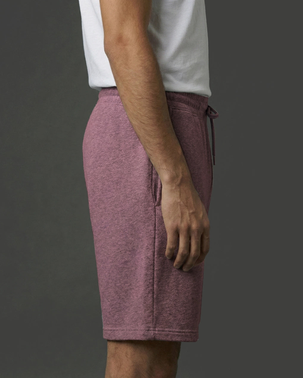 Rose colored shorts for men and women
