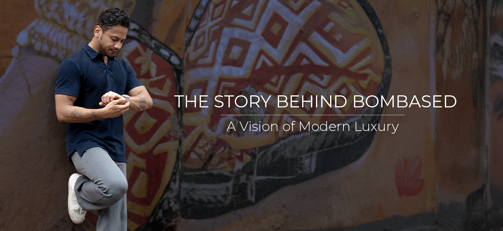 Premium Clothing Brand in India - Blue Polo Neck T Shirt