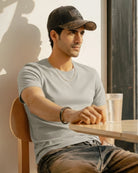 Grey Round Neck T Shirts