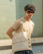 Unisex Beige Round Neck T Shirts