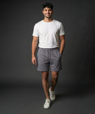 Blue knee length shorts